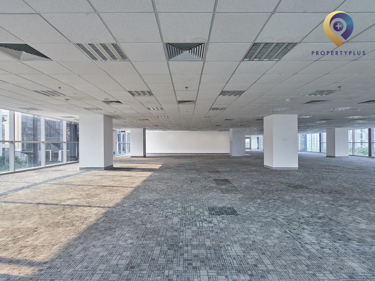 Toàn cảnh tòa nhà PVI Tower và khu vực xung quanh tại Hà Nội - hình ảnh từ Property Plus